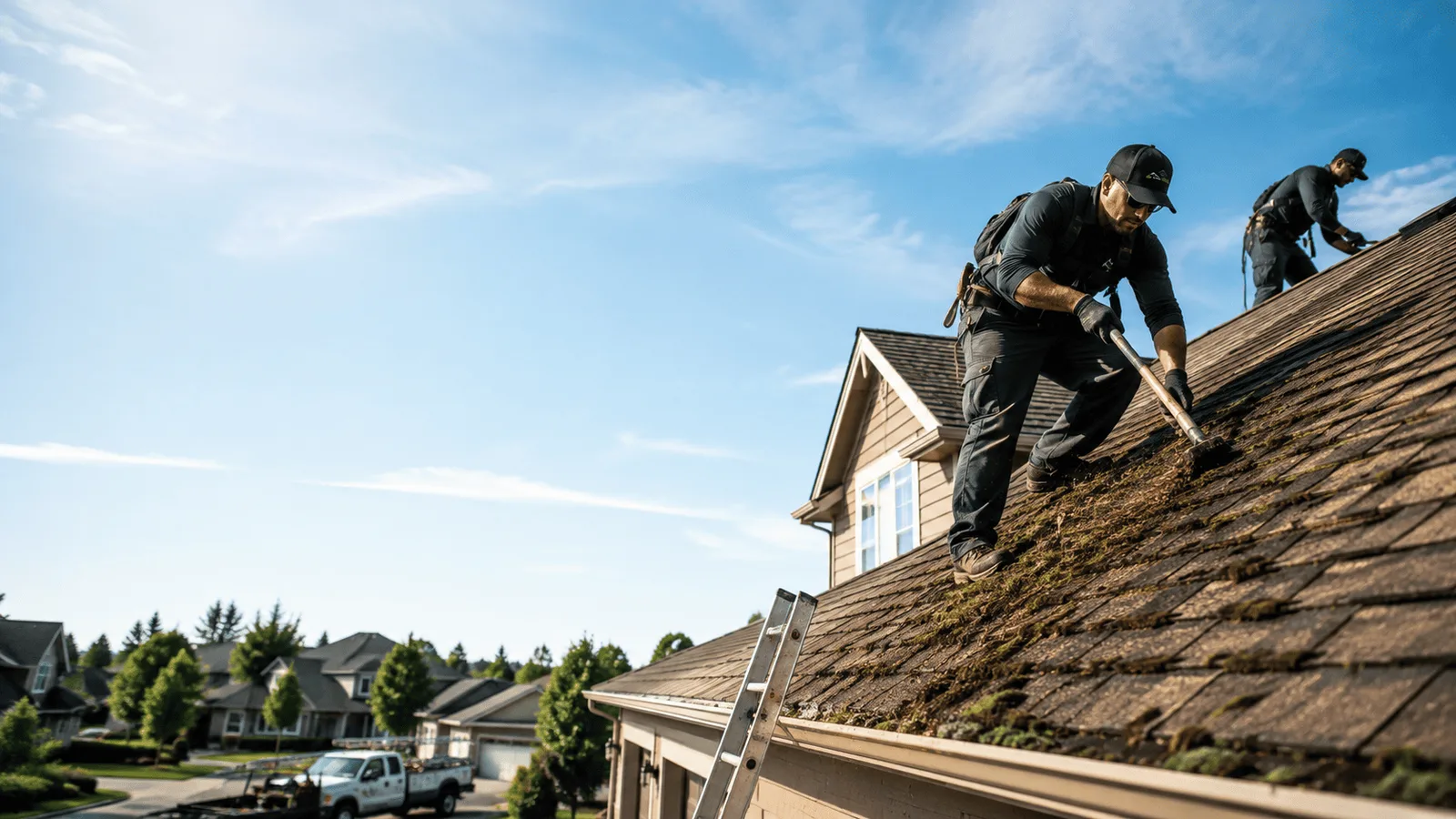 Roof Moss Removal in Wilson, MI near me